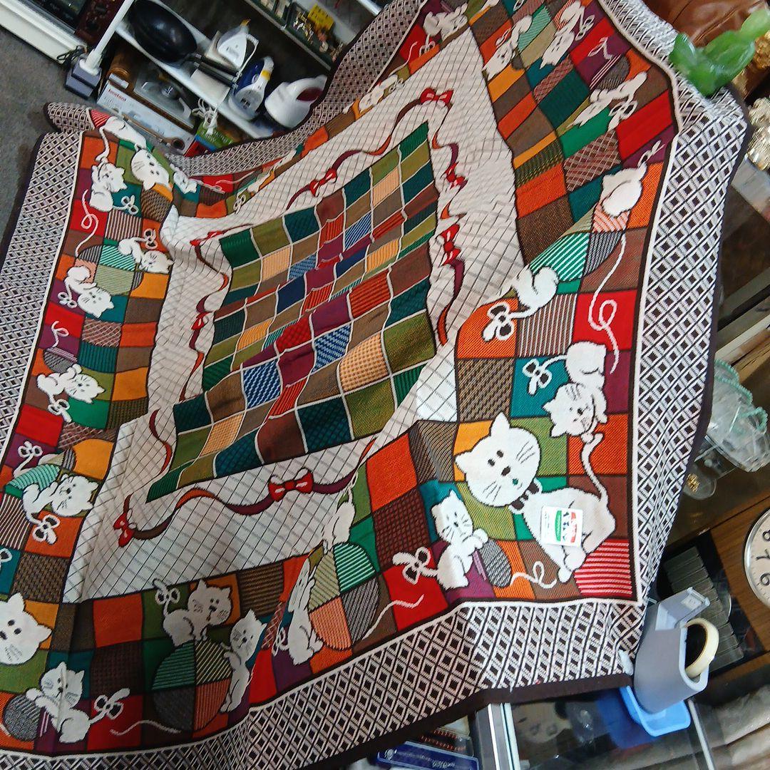 可愛い 猫・ネコ・子猫 昭和レトロ レトロポップ ファッション上掛け