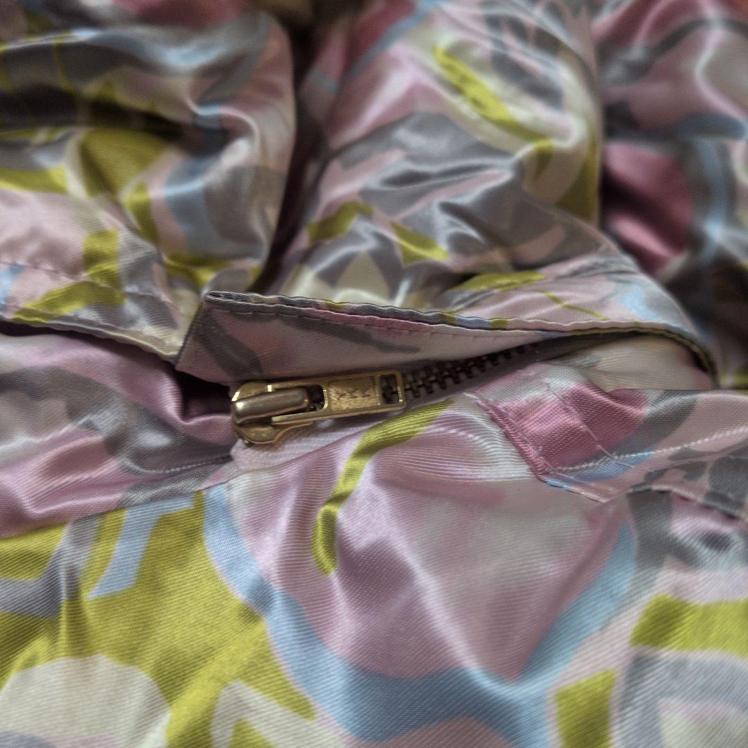 ミズノ スキー スノーボードウェア つなぎ ライトピンク花柄 Мサイズ