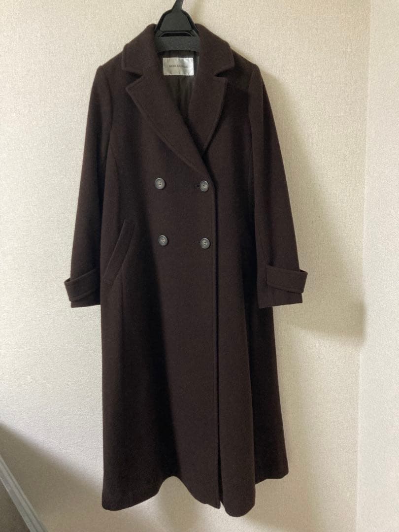 NATURAL BEAUTY BASIC ビッグカラーダブルチェスターコート