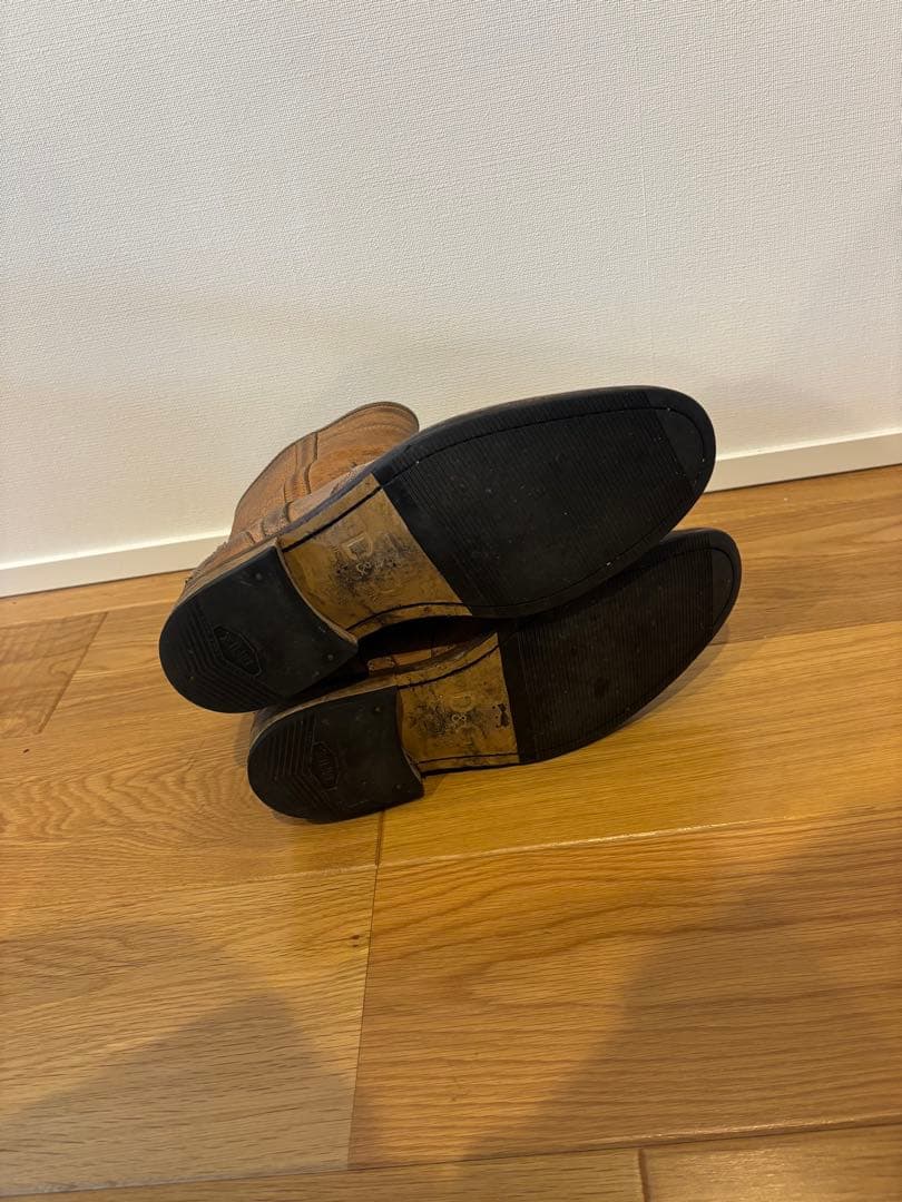 n*i様 DOLCE&GABBANA D&G レザーブーツ バッファローレザー