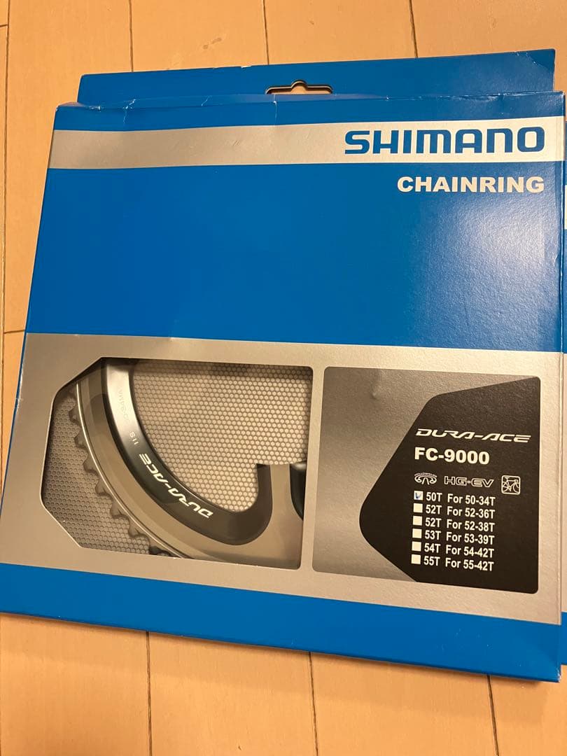 DURA-ACE FC-9000チェーンリング50-34Tセット新品FC9000
