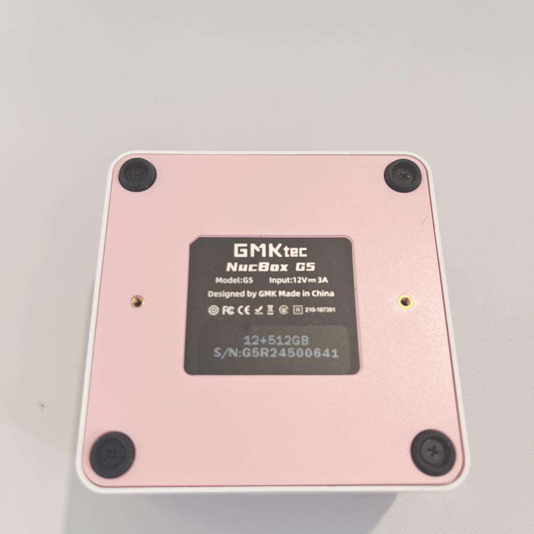 GMKtec NucBox G5 ミニPC 512GB ピンク