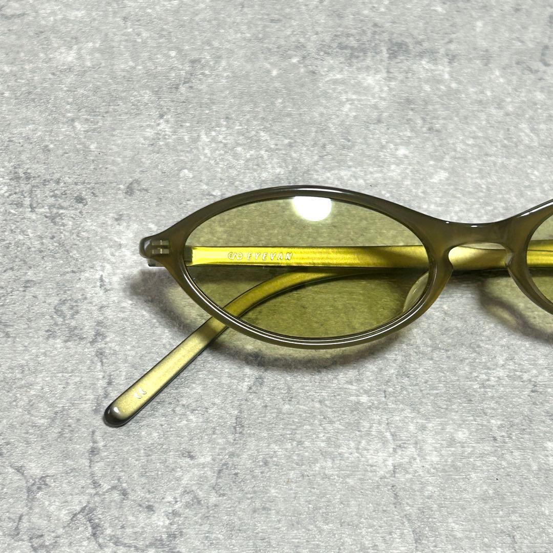 小物 EYEVAN KISS MM oval sunglass Japan made