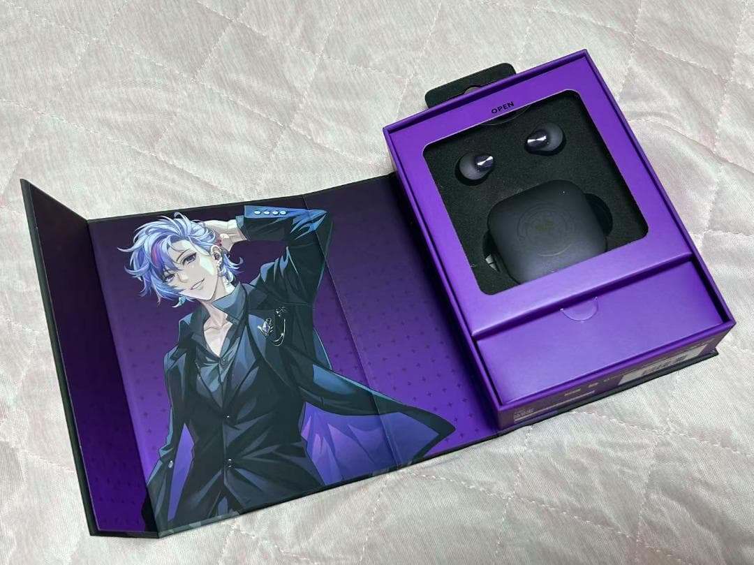 AVIOT 完全ワイヤレスイヤホン TE-Q3-MNT　にじさんじ 不破湊