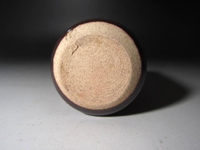 ★　膳所焼　肩衝茶入　牙蓋　表千家　十三代　即中斎の花押がございます★x626