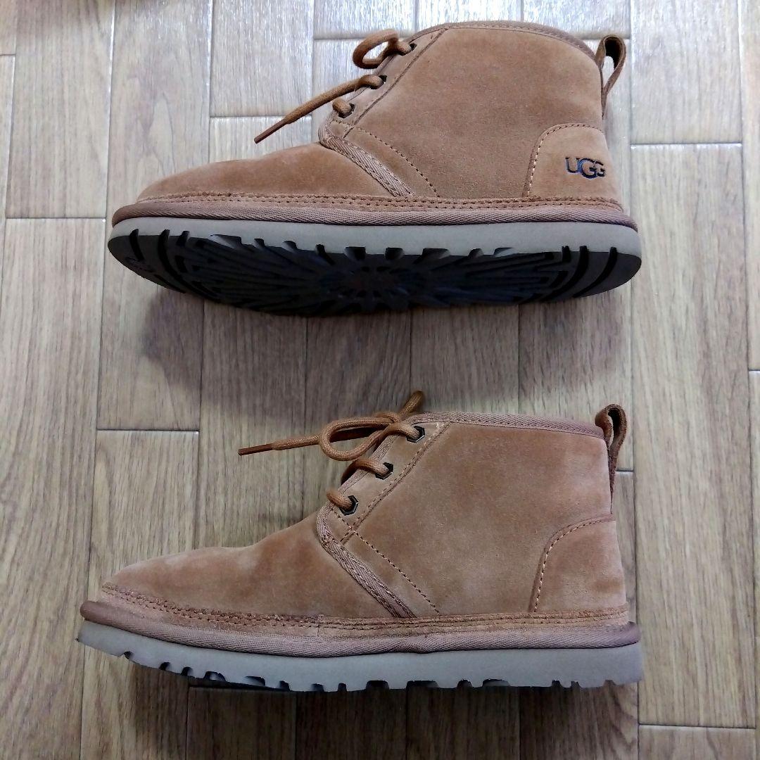 UGG NEUMEL ムートンブーツ ショート 編み上げ23.0cm 6 箱付き