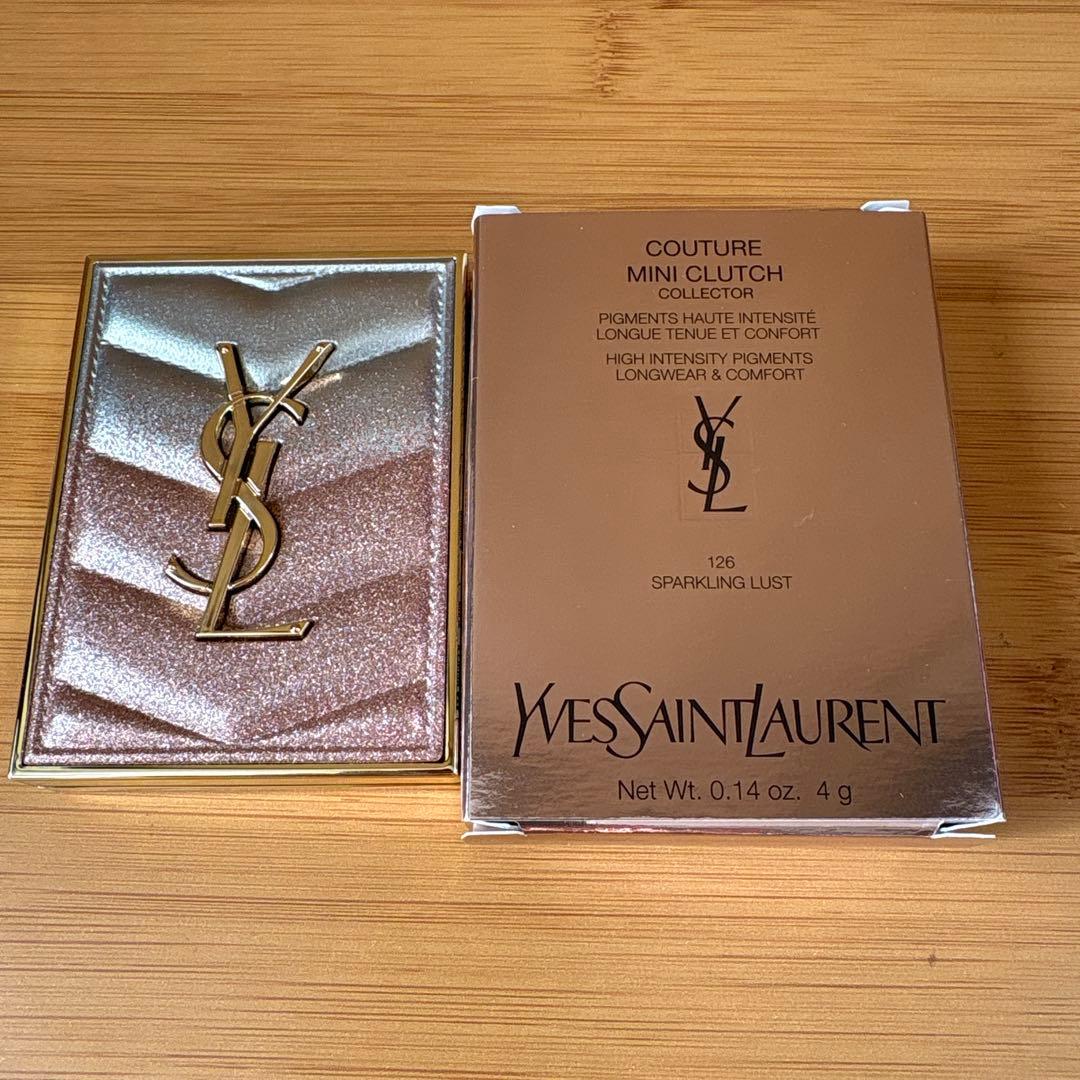 イヴサンローラン クチュールミニクラッチ126 コレクタースパークリングラスト