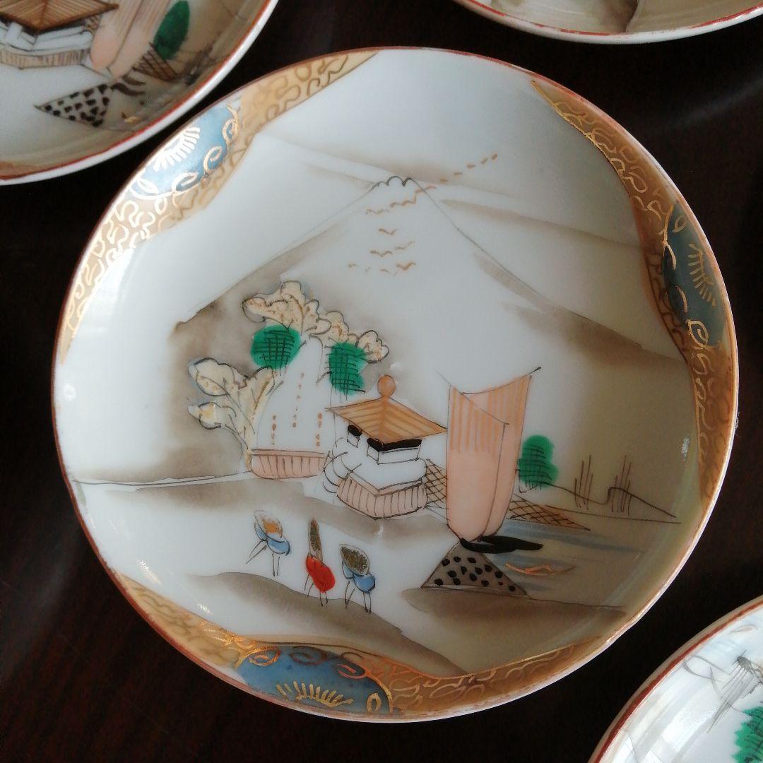 九谷焼　金彩小皿　30枚　13cm　明治期