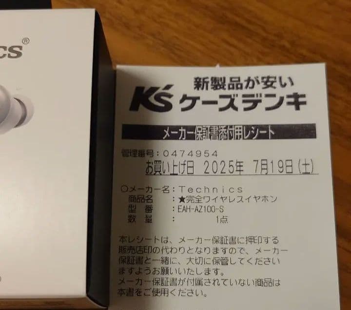 Technics EAH-AZ100-S シルバー