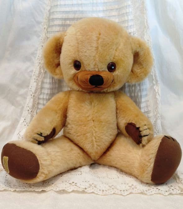 期間限定価格　マスタード色のビンテージ チーキー 43cm