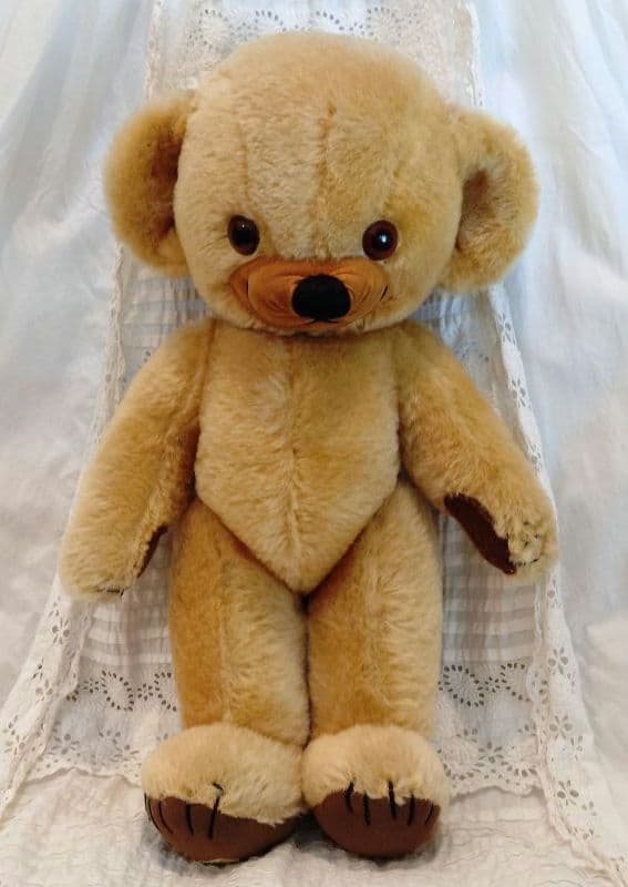 期間限定価格　マスタード色のビンテージ チーキー 43cm