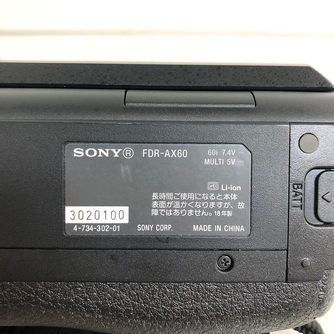 SONY FDR-AX60 デジタルビデオカメラ 4K