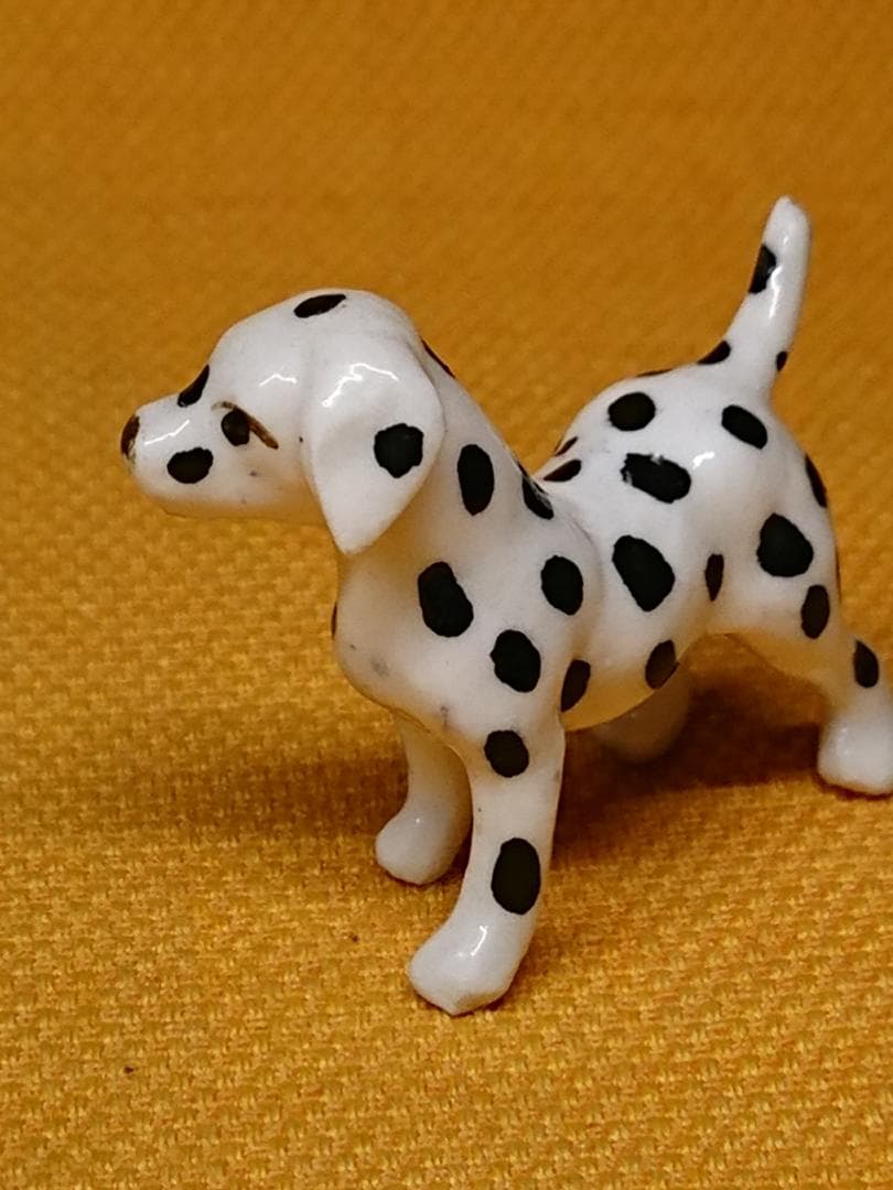 【美品】犬　ダルメシアン　陶器　置物　インテリア　工芸品　美術品　A3025