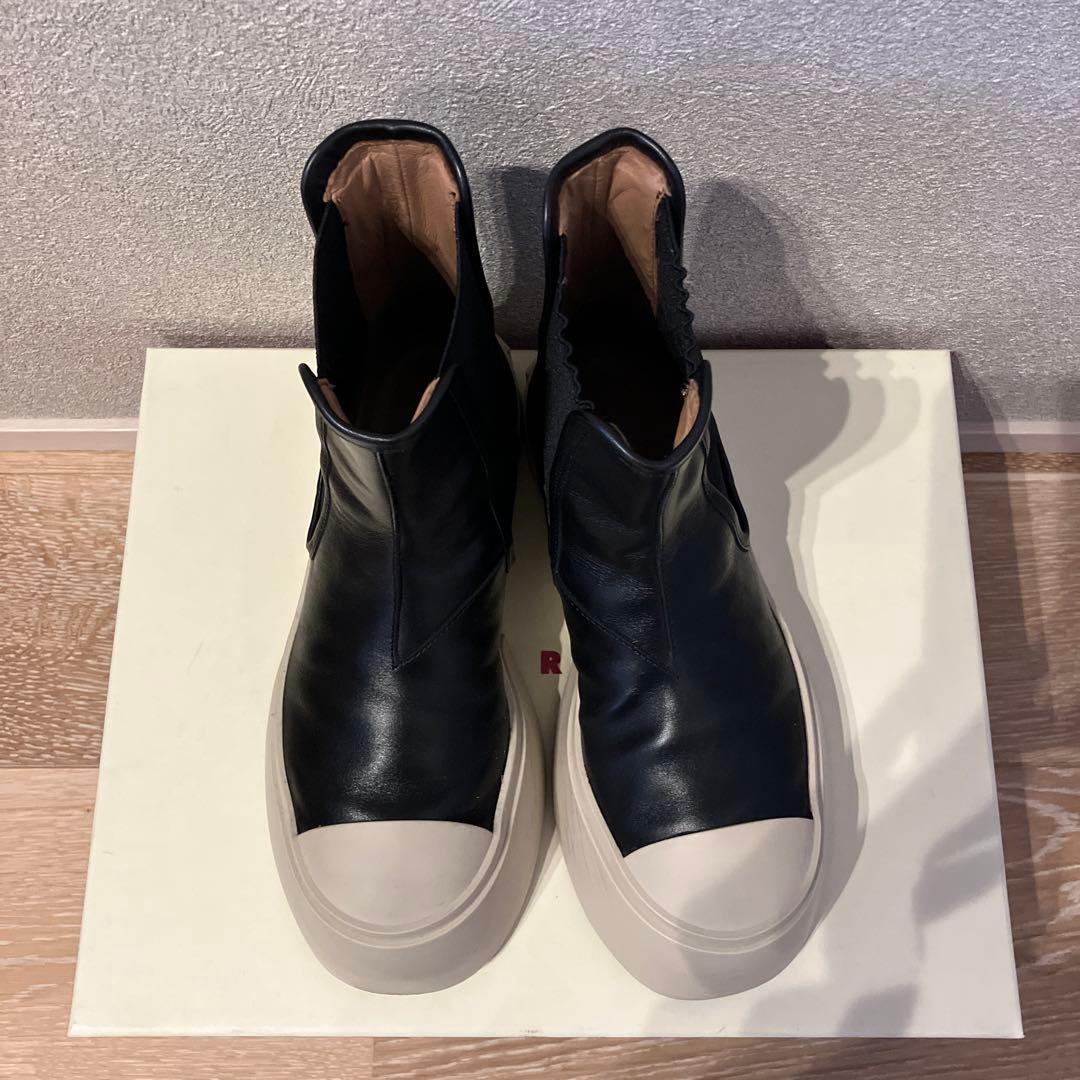 Marni Pablo ブーツ ブラック サイドゴア厚底ブーツ 35