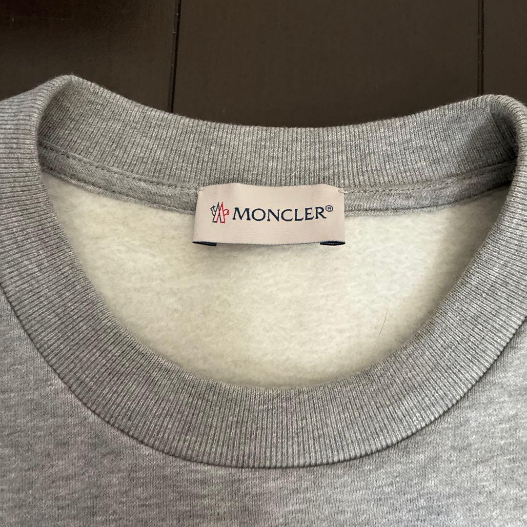 最終値下げ　新品同様　美品　モンクレーム　トレーナー　スエット　S〜Ｍ　グレー