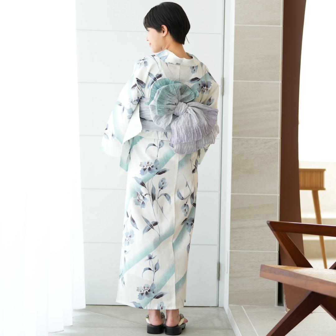 ★新品 3L4L5L 浴衣3点セット utatane 国産生地 国内染色