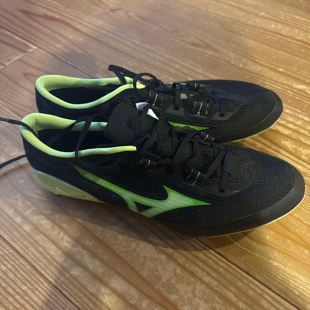 Mizuno スパイクシューズ ブラック/ライム　FLV1223 26センチ