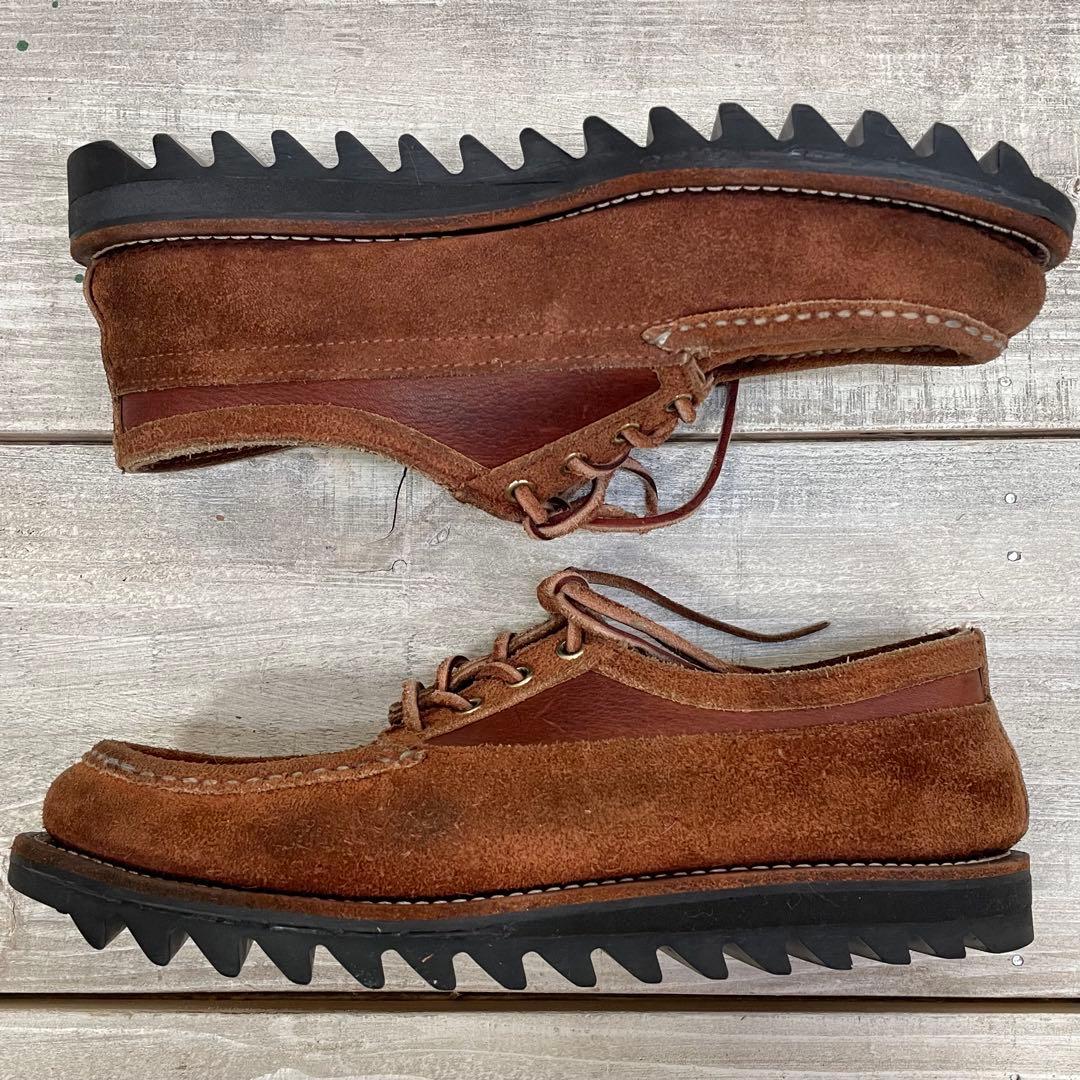 稀少 シャークソール russell moccasin US8D USA製