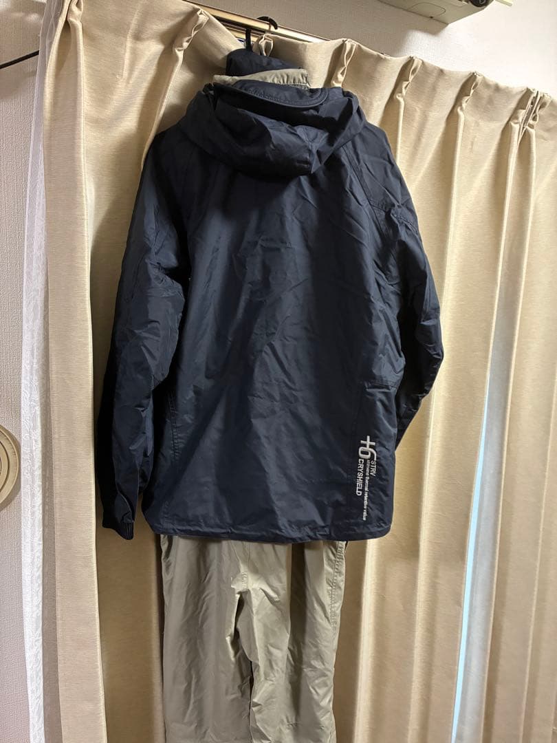 フィッシングスーツ(上下セット) ネイビー　Lサイズ