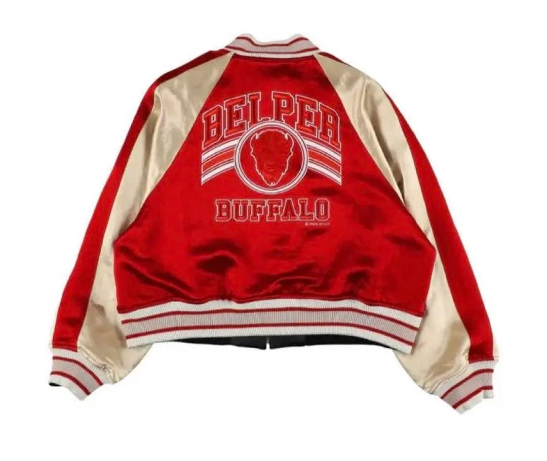 ジャケット・アウター BELPER STADIUM SKAJAN(RED/BLACK)