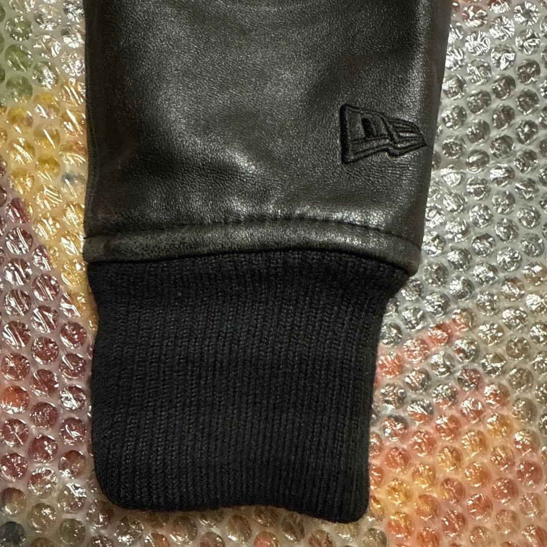 new era ニューエラ スタジャン レザー ニューエラ ラムレザー 刺繍 革