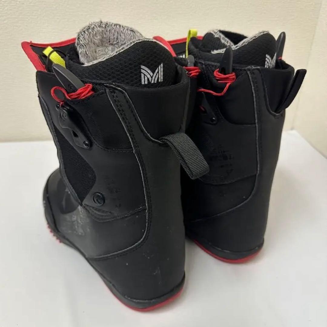FLUX スノーボードブーツ 女性用 ブラック/レッド 23.0cm