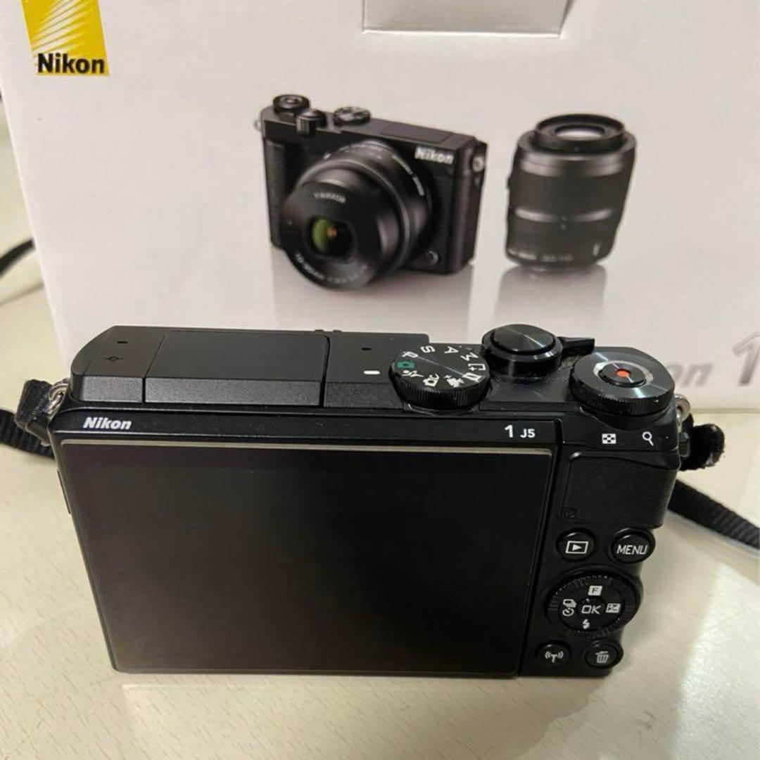 Nikon 1 J5 BLACK ダブルレンズキット