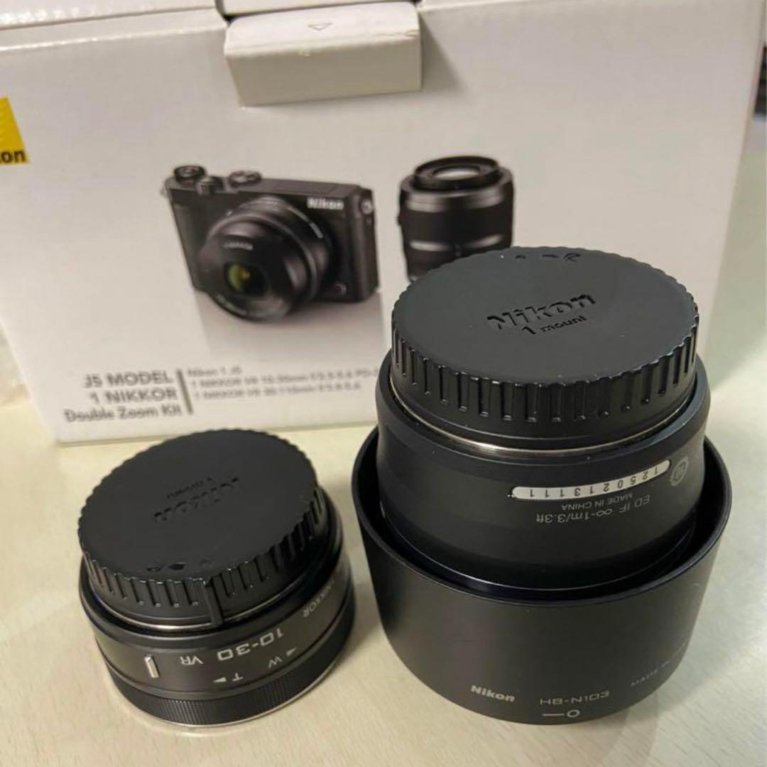 Nikon 1 J5 BLACK ダブルレンズキット