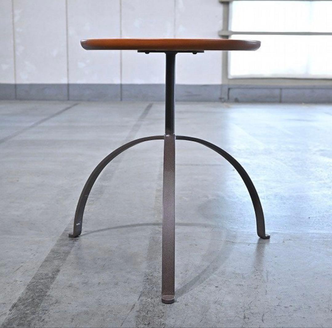 日本フクラ サイドテーブル カバザクラ無垢材 FUKLA バーチ アイアン