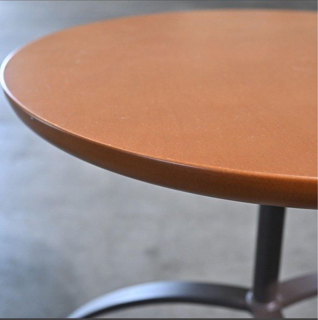 日本フクラ サイドテーブル カバザクラ無垢材 FUKLA バーチ アイアン