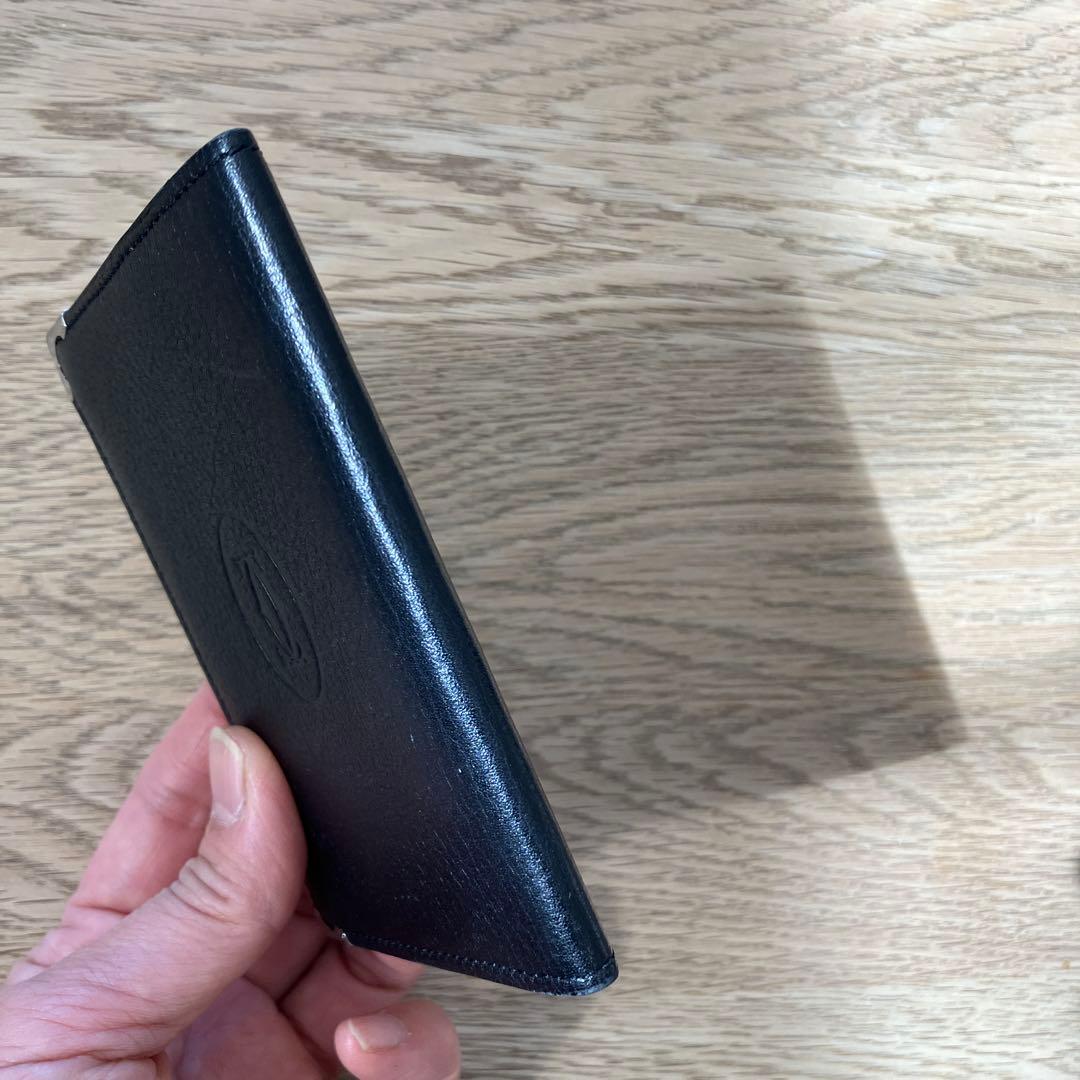 Cartier カルティエ　名刺入れ　ブラック　マストライン　本革