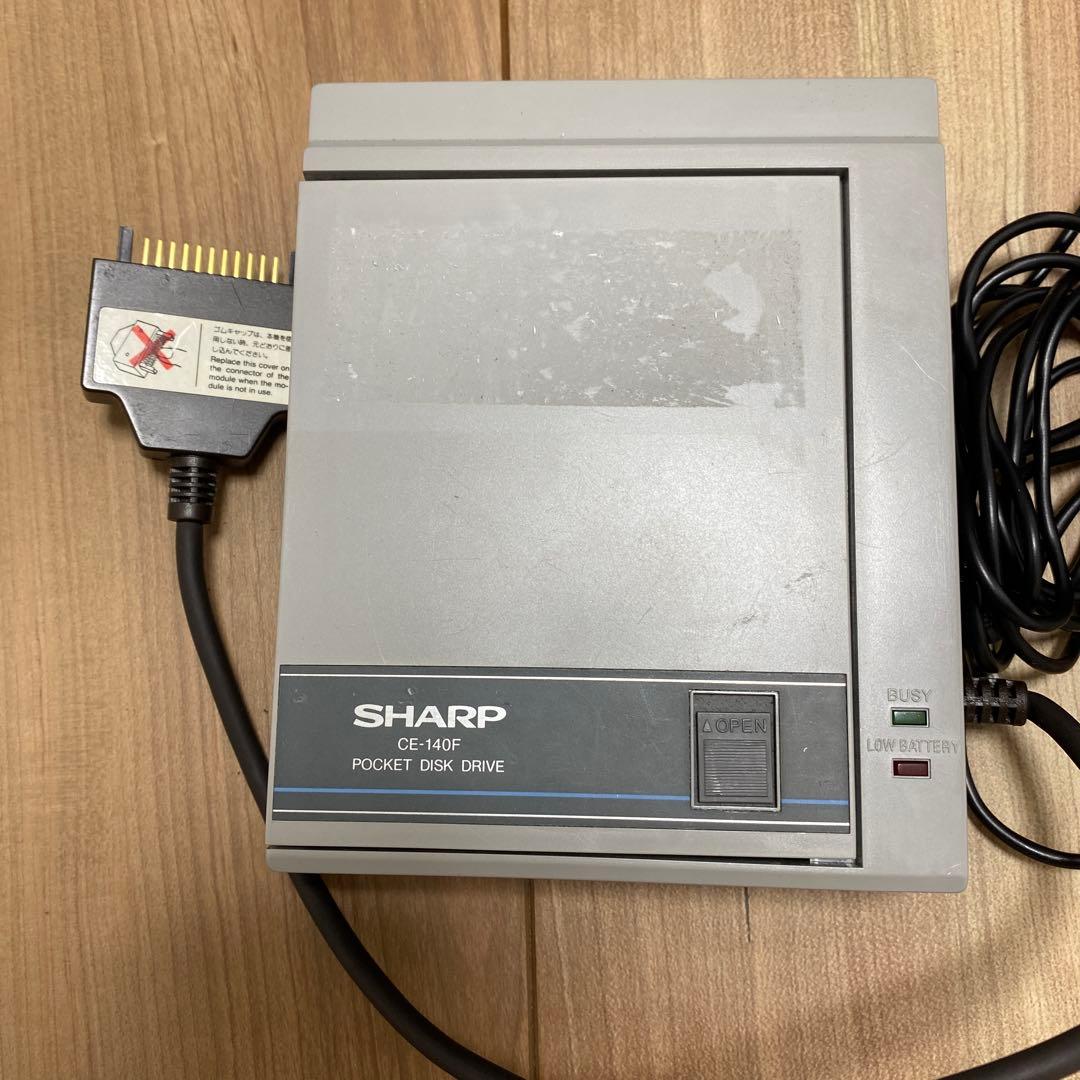 [希少品] SHARP CE-140F ポケコン用ポケットディスクドライブ
