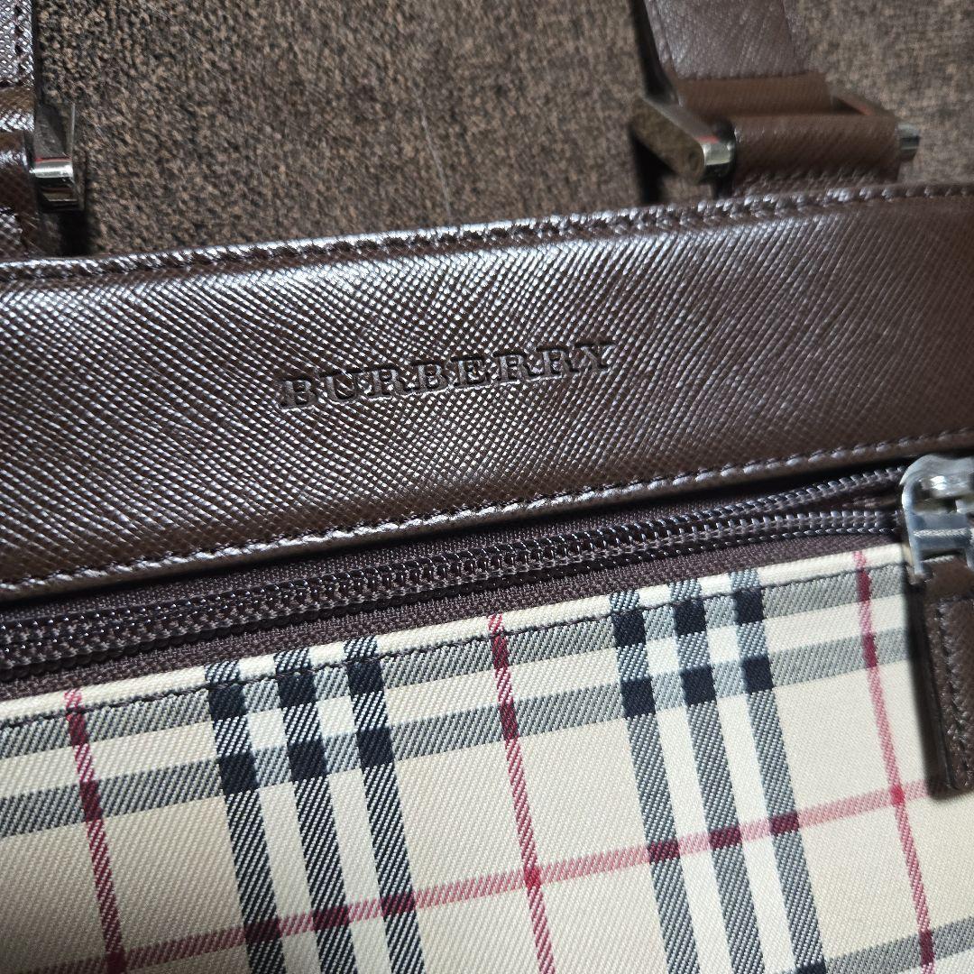 BURBERRY チェック柄ショルダーバッグ