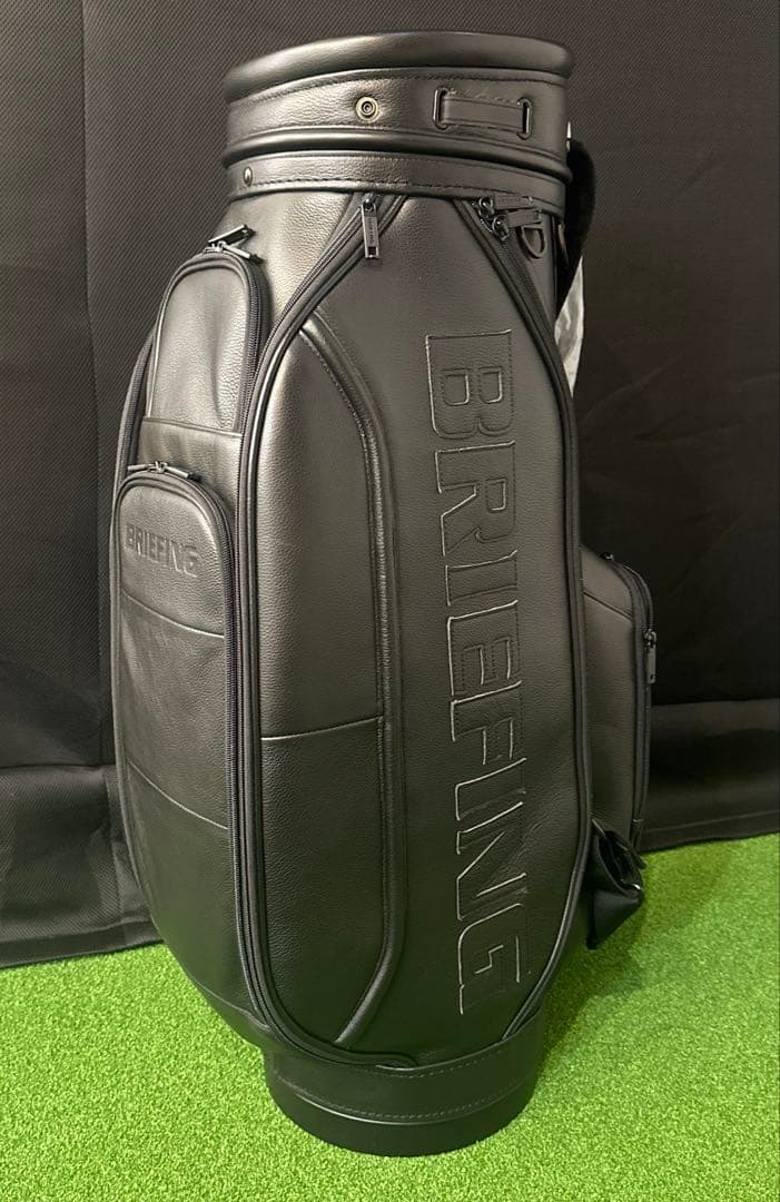 BRIEFING GOLF 限定完売品　シュリンクレザーキャディーバッグ　本革