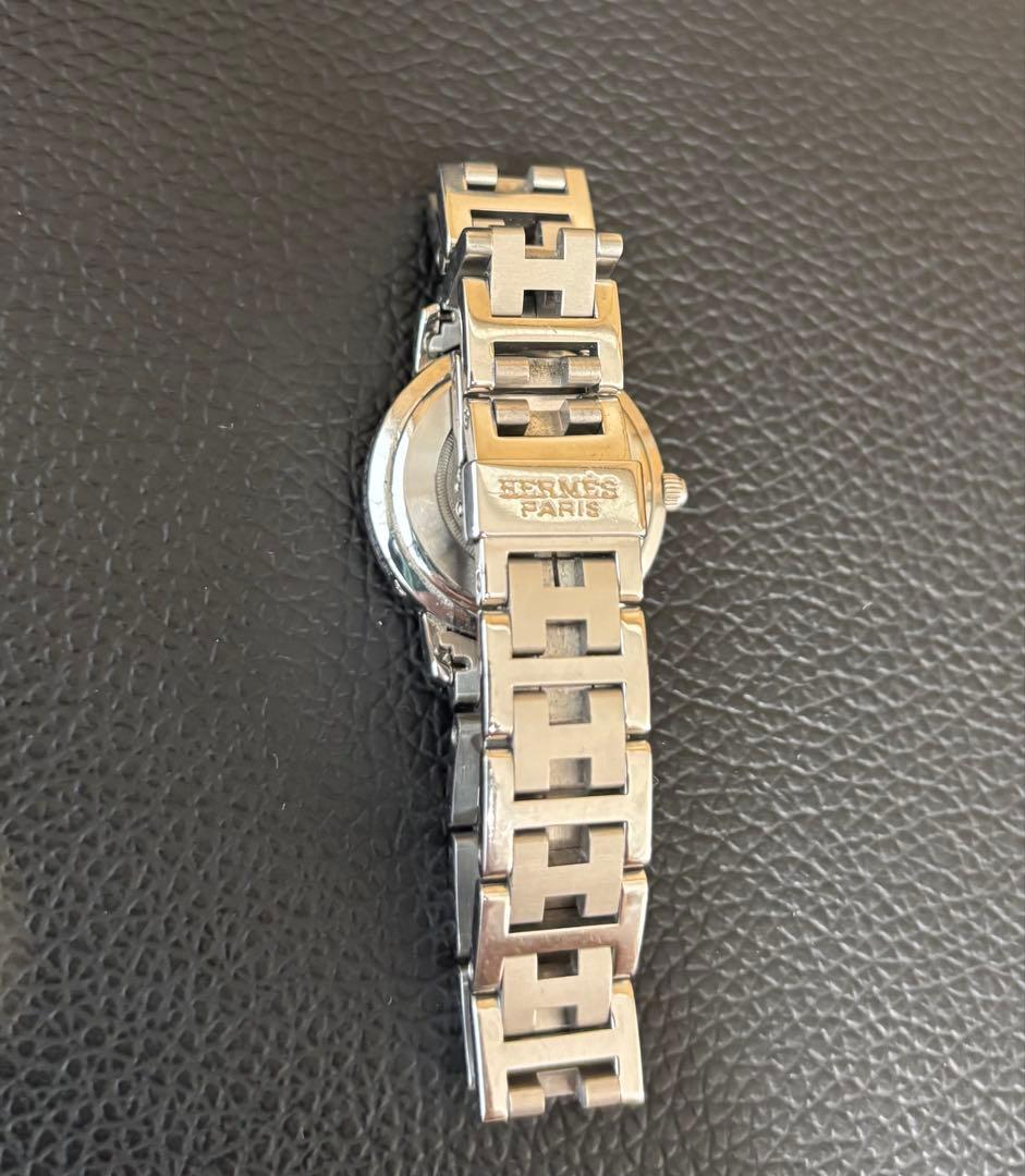 エルメス　クリッパー　ダークグレー