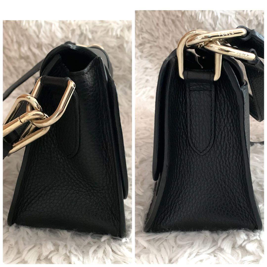 極美品✨フルラ ソフィア 2way ショルダーバッグ レザー ロゴ 金具 付属品