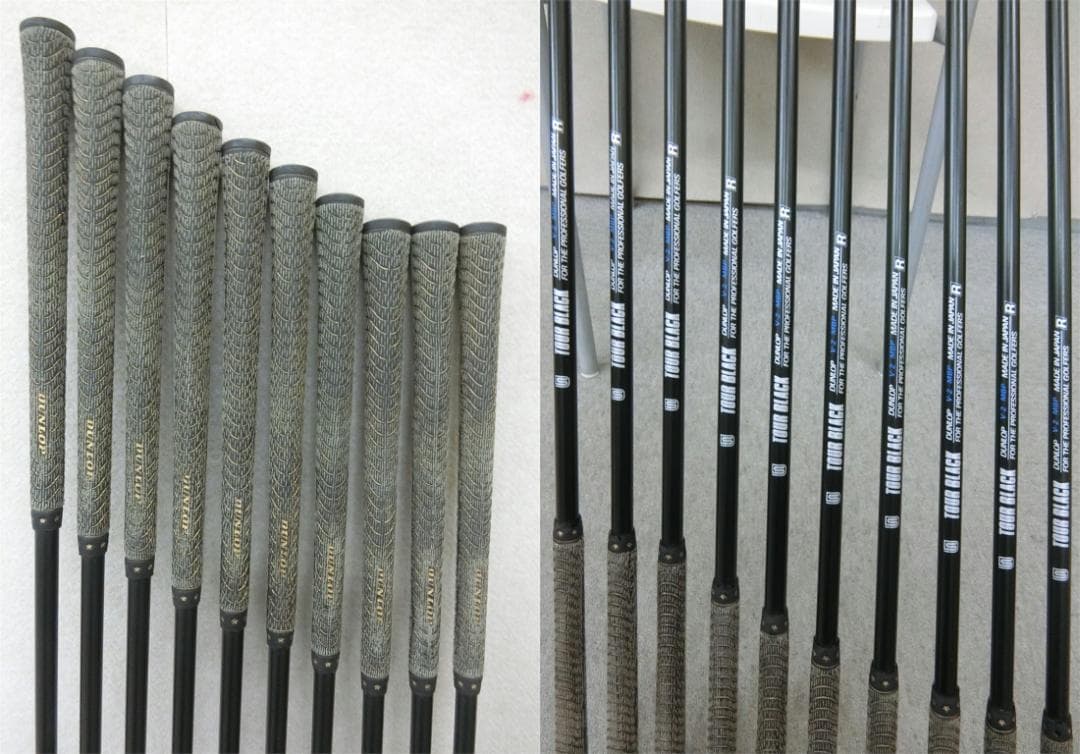 b671 初心者必見 ダンロップ 等メンズゴルフ１５本セット※Ｄｒ２本入り