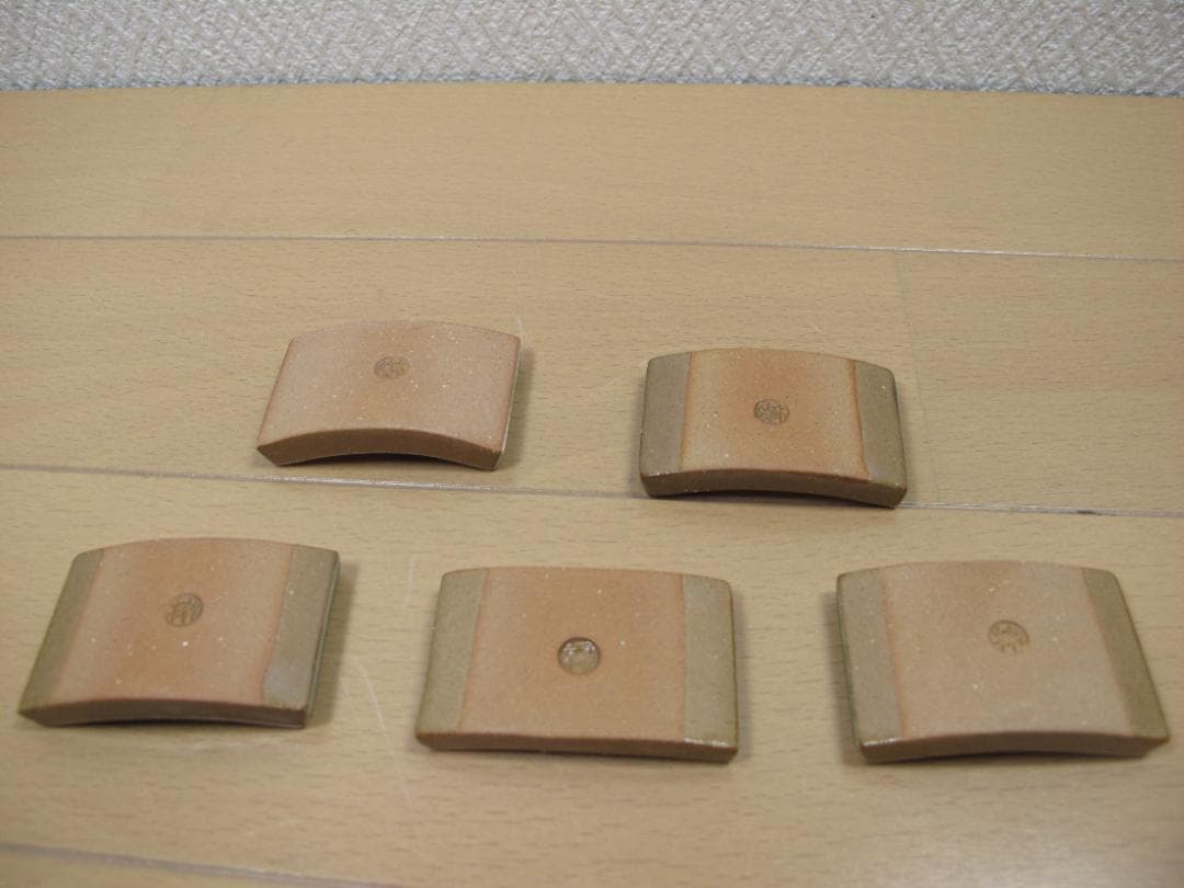 陶あん京焼清水焼 伝統工芸色絵付け　箸置き　５個