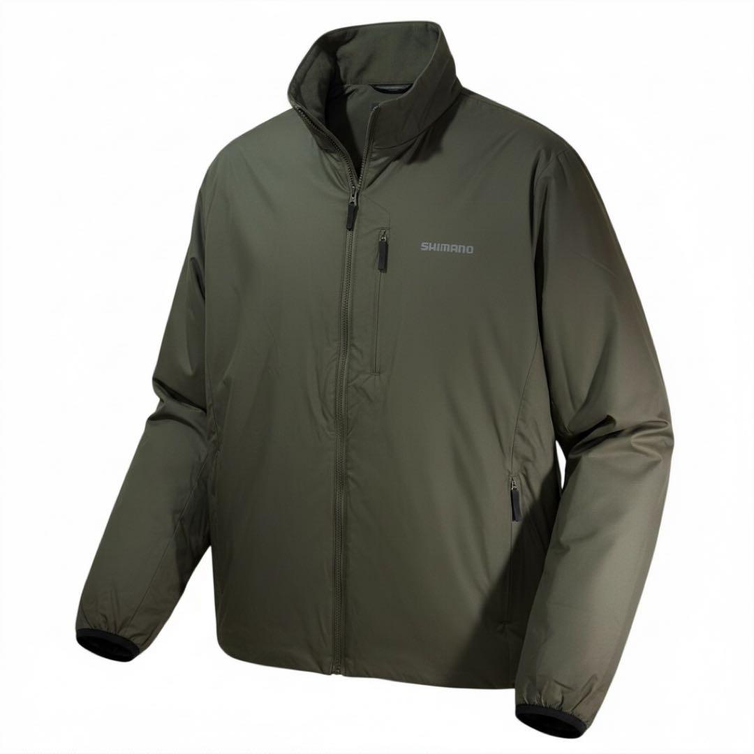 【防寒】シマノ WJ-055W インサレーションJK L カーキ冬釣り　新品