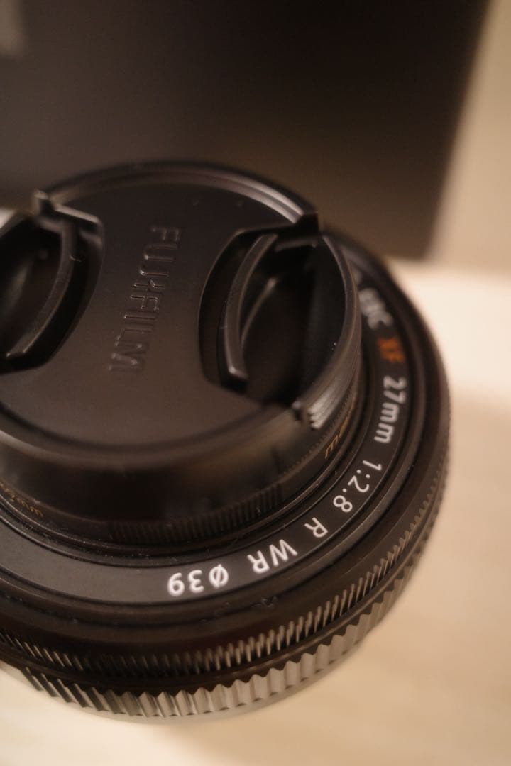 【極美品/保護フィルター付】XF27mmF2.8 R WR