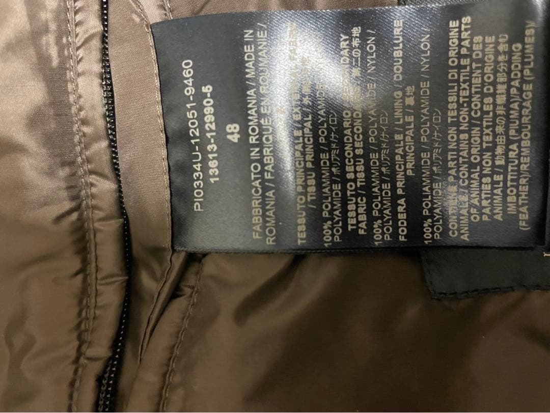 ☆HERNO☆ダウンベスト★グレー ダブルブレスト　size 48 ヘルノ