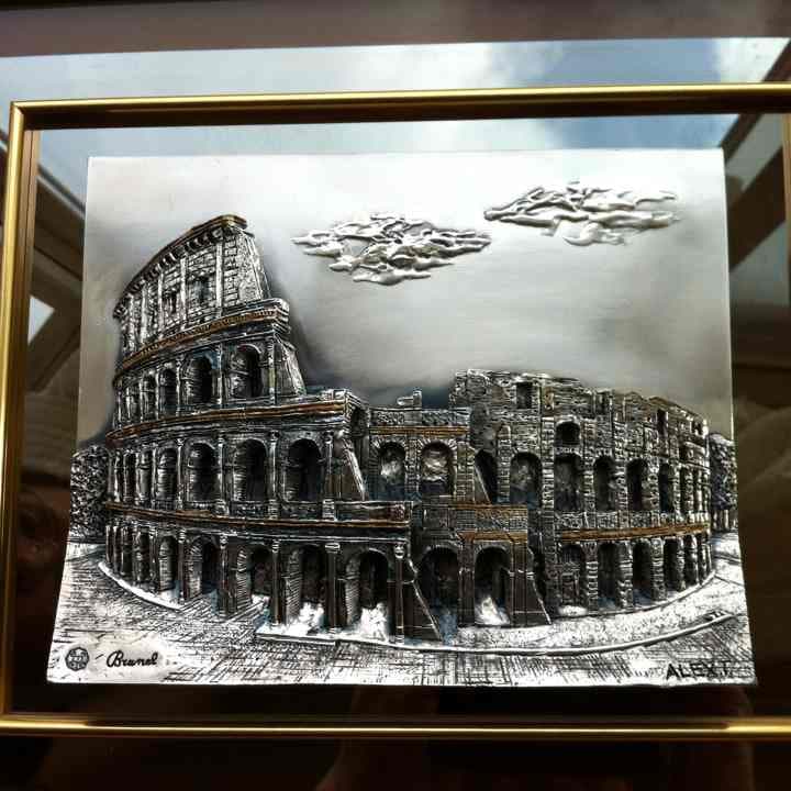 イタリア製 壁掛け ブルネル社製 高級工芸品❗️