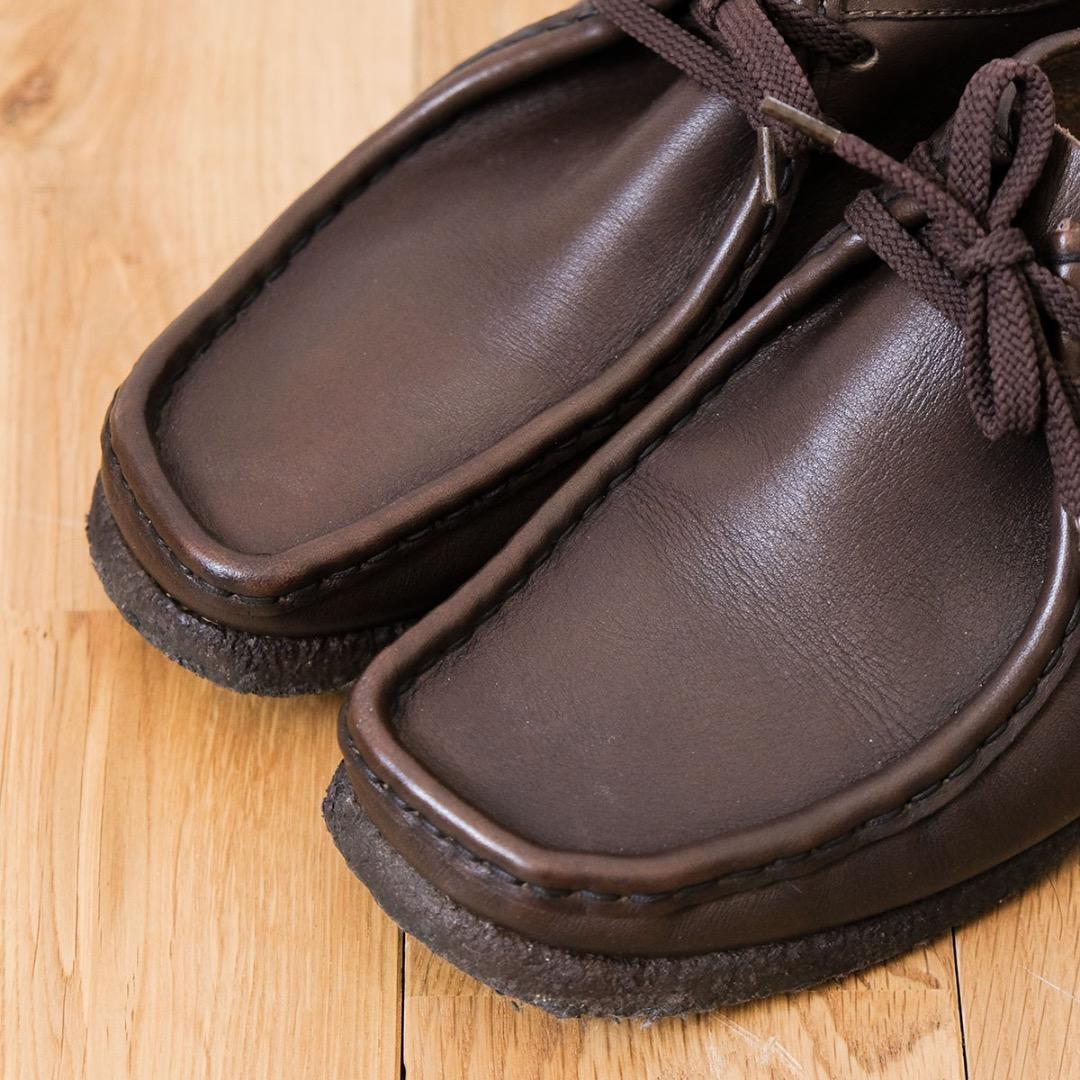 R*e様 希少アイルランド製 クラークス Clarks ワラビー スムースレザー