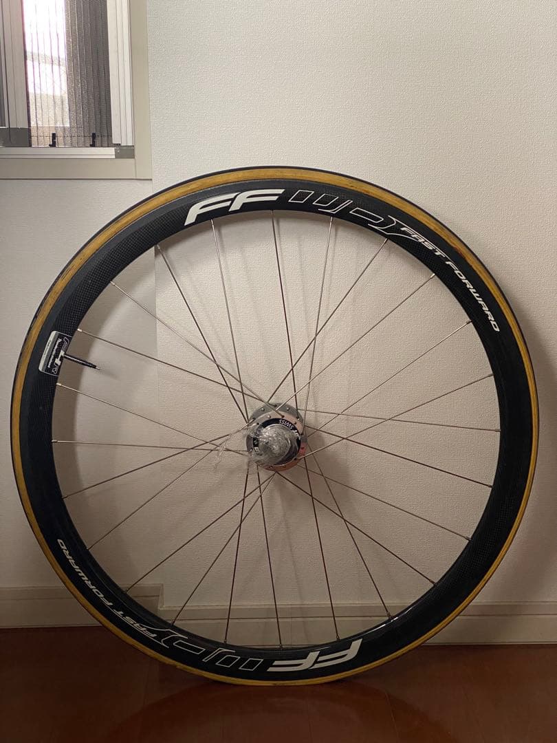 fastforward カーボン チューブラー　ピスト　完組　ホイール 700C