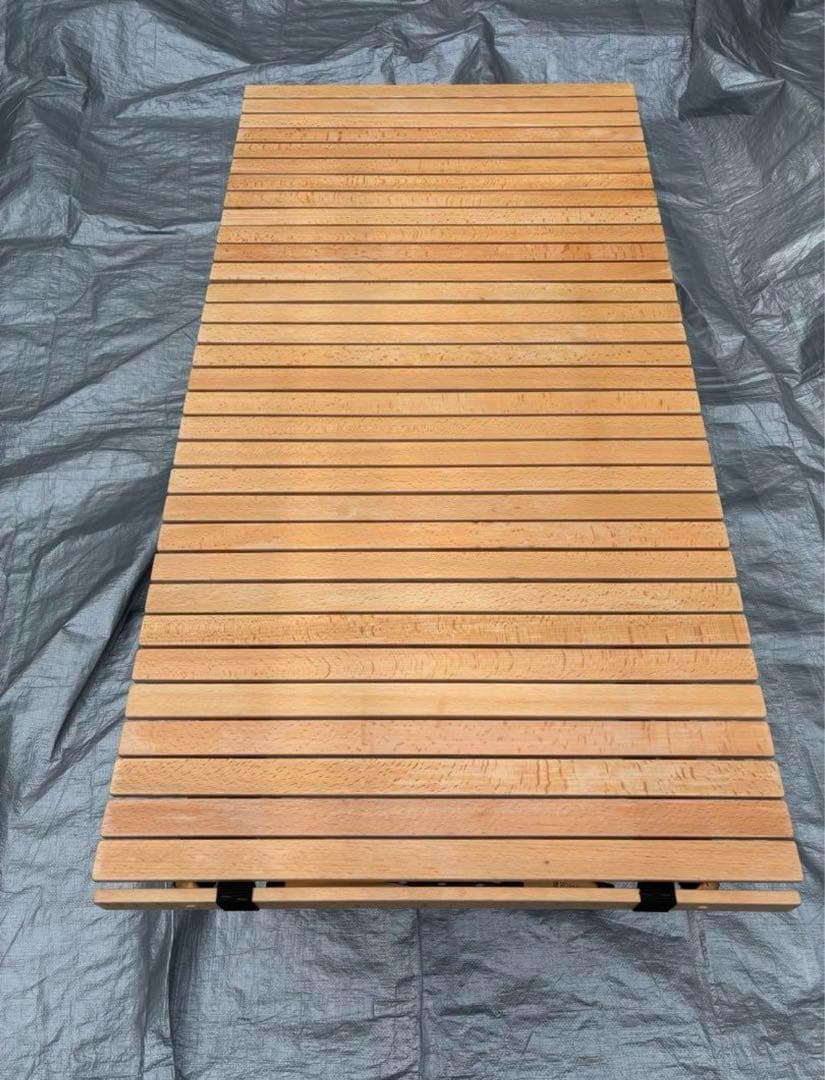 Hilander ウッドロールトップテーブル　120センチ