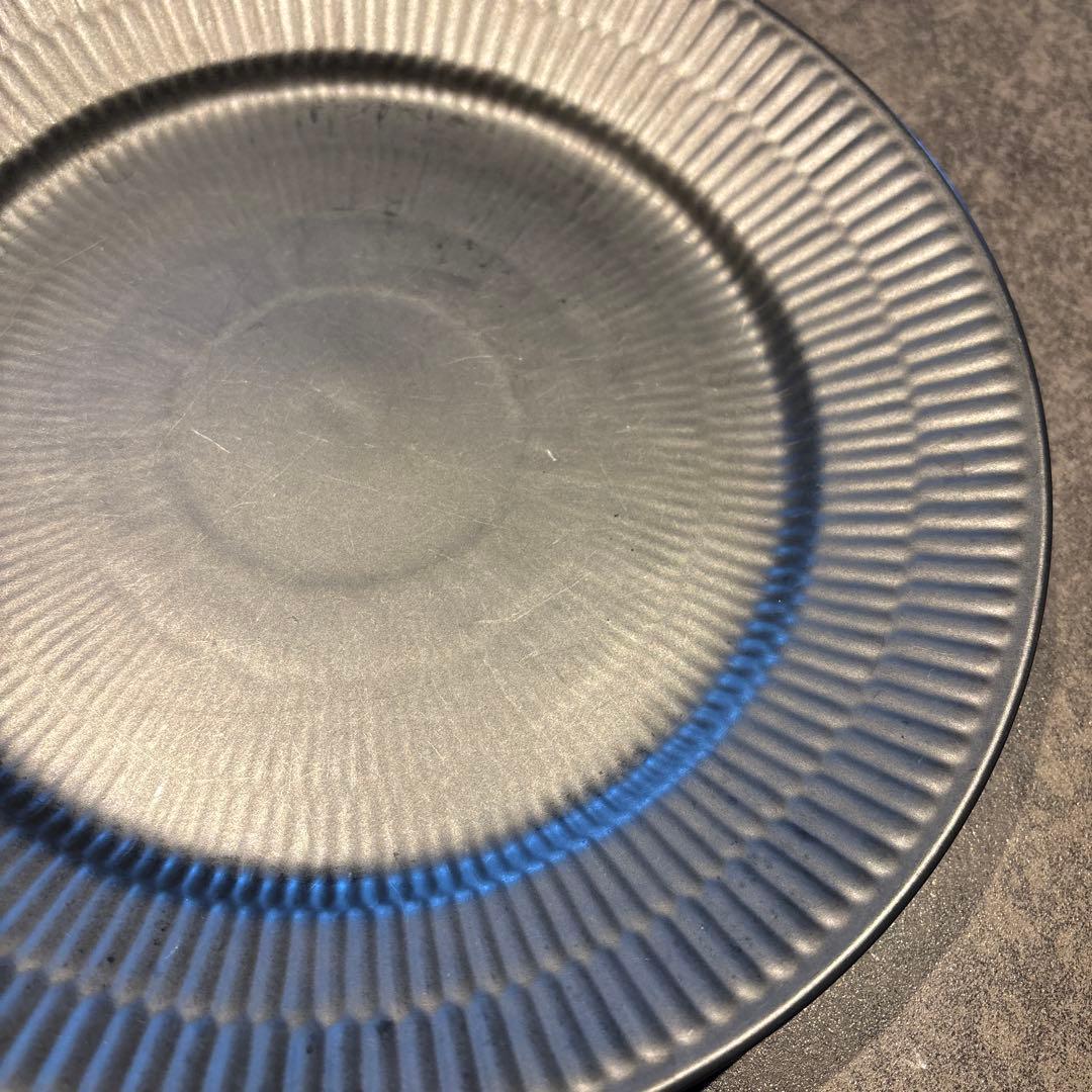 ロイヤルコペンハーゲン　ブラックフルーテッド　ディナープレート　27cm ２枚