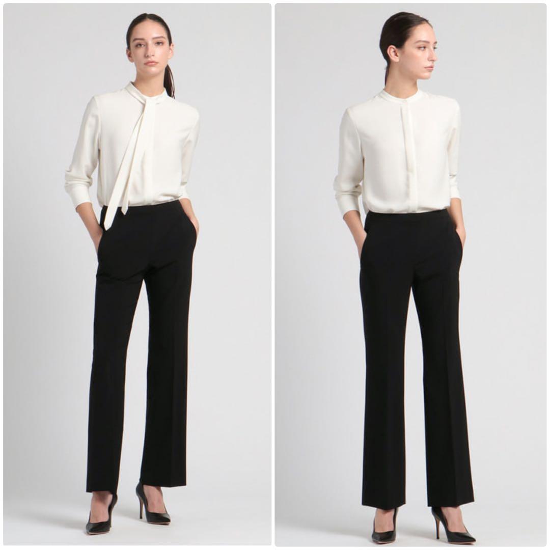 theory luxe 2Way ボウタイブラウス　Jens ピンク　40