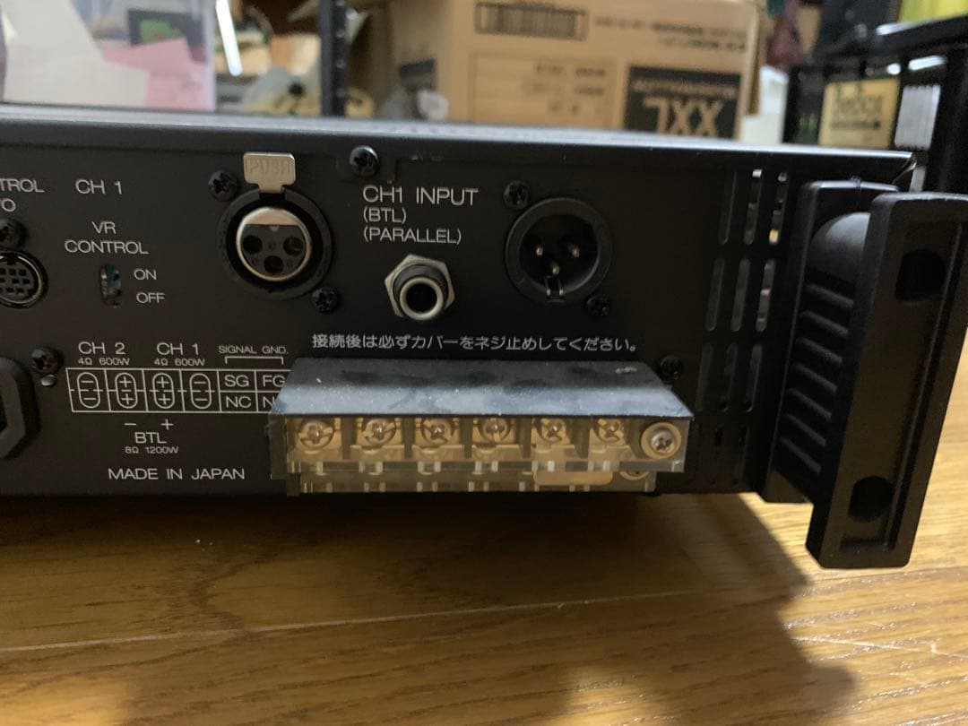 ① 動作品　BOSE ボーズ 1900VI デュアル パワーアンプ 音響機材