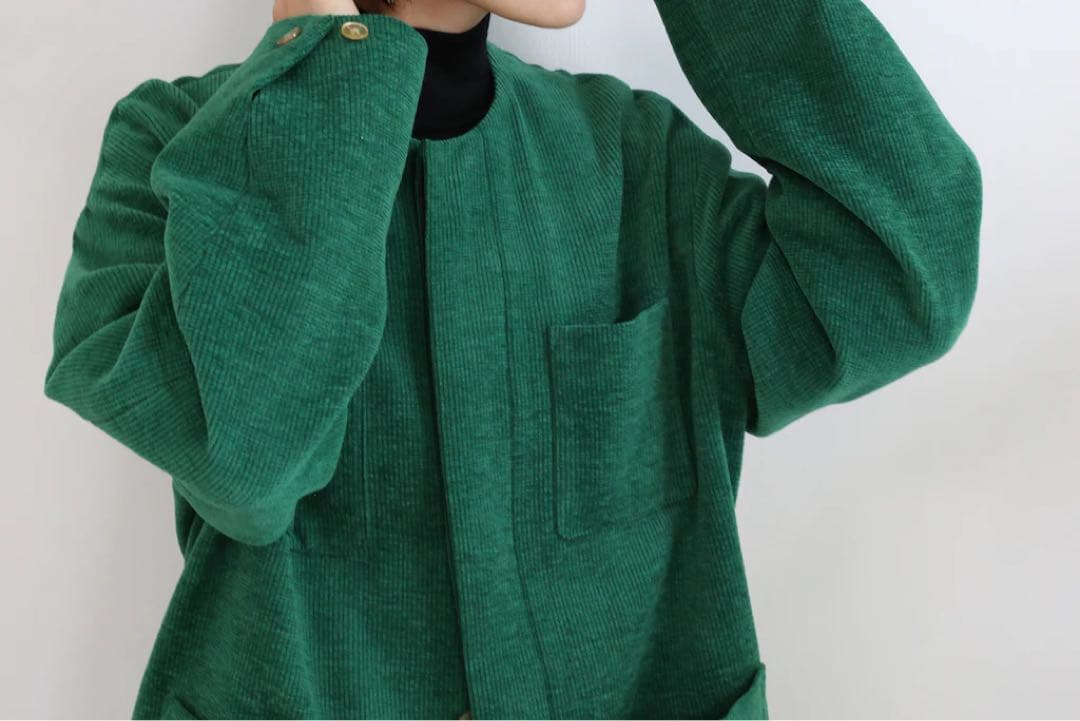 AURALEE WOOL COTTON MOLE BLOUSON オーラリー