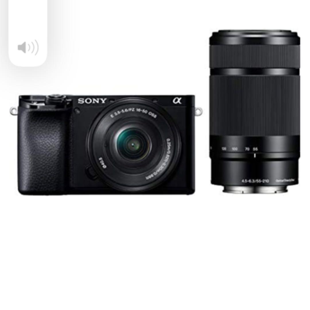 ソニー ミラーレス一眼 α6100 ダブルズームレンズキット ブラック